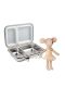 Einschulungsgeschenk mit Namensgravur – LunchBuddy Bento Twin Dose & Maileg Maus