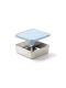PlanetBox Big Square Dipper (Rover) mit Silikondeckel - Cloudy Day