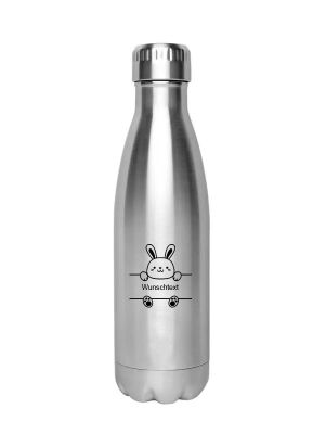 Kivanta 500 ml isolierte Edelstahlflasche | Tiere (Personalisierung in 13 Variationen)