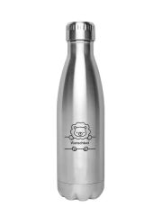 Kivanta 500 ml isolierte Edelstahlflasche | Tiere (Personalisierung in 13 Variationen)