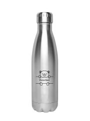 Kivanta 500 ml isolierte Edelstahlflasche | Tiere (Personalisierung in 13 Variationen)