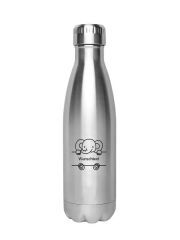 Kivanta 500 ml isolierte Edelstahlflasche | Tiere (Personalisierung in 13 Variationen)