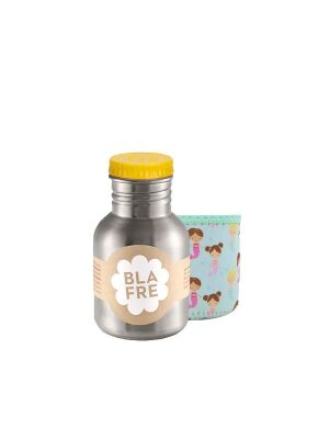 Blafre Edelstahl-Trinkflasche 300 ml mit Kivanta Isolierhülle – Meerjungfrau