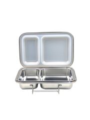 LunchBuddy Lunchbox "Bento Twin" - transparent / "Isalie" B-Ware