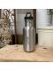 Kivanta 500 ml Edelstahlflasche mit Loop (schwarz) & Namensgravur: Lukas