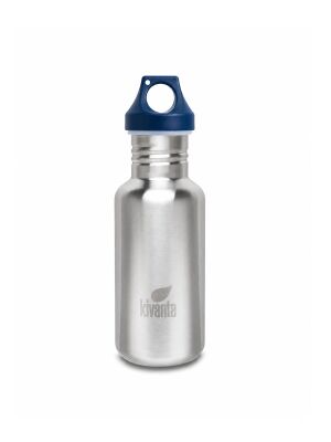 Kivanta 500 ml Edelstahl Trinkflasche inkl. Loop-Cap | Marine