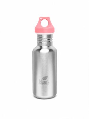 Kivanta 500 ml Edelstahl Trinkflasche inkl. Loop-Cap | Rosa