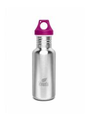 Kivanta 500 ml Edelstahl Trinkflasche inkl. Loop-Cap | Beere
