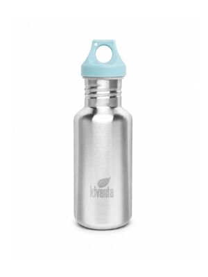 Kivanta 500 ml Edelstahl Trinkflasche inkl. Loop-Cap | Hellblau