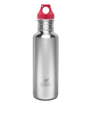 Kivanta 750 ml Edelstahl Trinkflasche inkl. Loop Cap | Rot