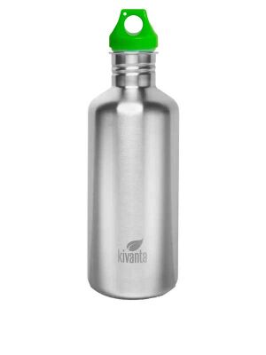 Kivanta 1200 ml Edelstahl Trinkflasche inkl. Loop Cap | Grün