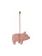 Maileg Anhänger Stoffornament "Schwein" - Karo / rosa