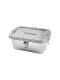 LunchBuddy Doppeldecker Edelstahl-Lunchbox mit Wunschgravur – auslaufsicher mit 2 Ebenen