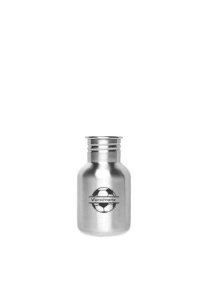 Kivanta 350 ml Edelstahl Trinkflasche (ohne Deckel) | Fußball
