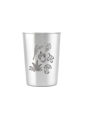 LunchBuddy Edelstahl Trinkbecher 300 ml - Herbst im Wald