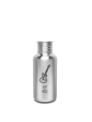 Kivanta 500 ml Edelstahl Trinkflasche (ohne Deckel) | Rockband (E-Gitarre)