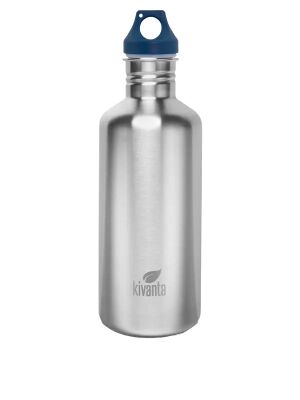 Kivanta 1200 ml Edelstahl Trinkflasche inkl. Loop Cap | Marine