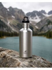 Kivanta 1200 ml Edelstahl Trinkflasche inkl. Loop Cap | Dunkelgr&uuml;n