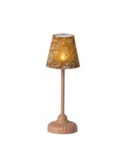 Maileg Vintage Stehleuchte für Mäuse - Blumen / dunkles Powder