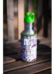 Kivanta 500 ml Edelstahlflasche mit Loop &amp; Namensgravur: Oskar