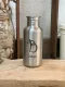 Kivanta 500 ml Edelstahlflasche mit Loop (schwarz) & Namensgravur: Oskar