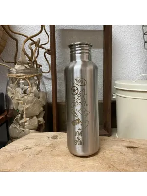 Kivanta 750 ml Edelstahl Trinkflasche (ohne Deckel) - Fußball (B-Ware)