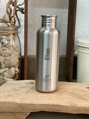 Kivanta 750 ml Edelstahl Trinkflasche (ohne Deckel) -Elisa (B-Ware)