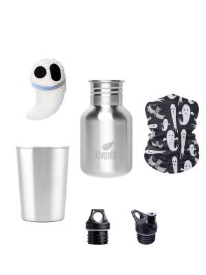 Kivanta Geschenk-Set | Kleines Gespenst (Rassel / Mutmacher)
