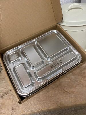 LunchBuddy Lunchbox "Bento Five" - Blau / MARLO