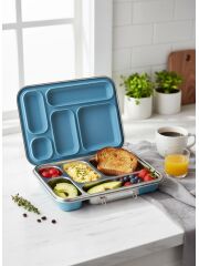 LunchBuddy Lunchbox "Bento Five" - Blau / MARLO