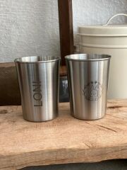 LunchBuddy Edelstahl Trinkbecher 300 ml - LONI + Hase