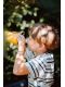LunchBuddy 350 ml Wide "Kids" Isolierflasche mit Hydro Flask Deckel | Weiß