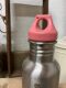 Kivanta 500 ml Edelstahlflasche mit Loop (pink) & Namensgravur: Amalia