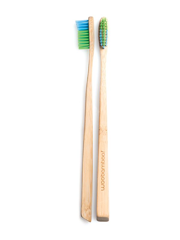 Bambus Zahnbürste - schmaler Handgriff, Härte Weich