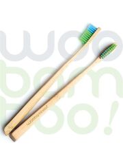 Bambus Zahnbürste - schmaler Handgriff, Härte Mittel