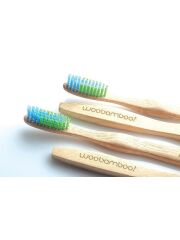 WooBamboo Bambus Zahnbürste - normaler Handgriff, Härte Weich