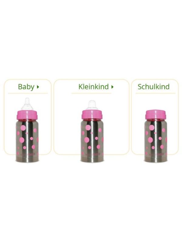 OrganicKidz Trinksauger für Weithalsflaschen (2er Pack) - kleine Öffnung