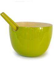 Ekobo Salatschale GLOBO Small aus Naturbambus 22cm x Ø 16cm - Lime