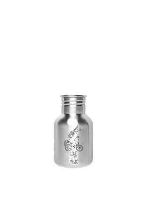 Kivanta 350 ml Edelstahl Trinkflasche LOVE MAGIC  Edition (ohne Deckel)