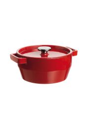 Pyrex - Runde Kasserolle Ø 20 cm - 2,2 Liter (shiny red)