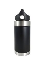 Liquid Hardware vakuumisolierte Trinkflasche Sidewinder mit Loop Verschluss 473 ml - black