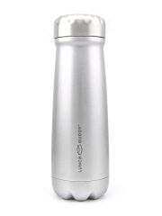 LunchBuddy "Wanderer" Edelstahl Isolierflasche 600 ml - Silber metallic