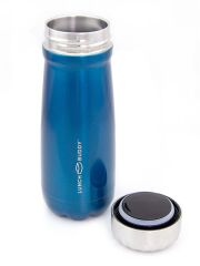 LunchBuddy &quot;Wanderer&quot; Edelstahl Isolierflasche 500 ml - Blau metallic