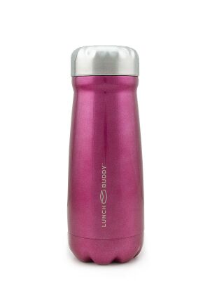 LunchBuddy "Wanderer" Edelstahl Isolierflasche 500 ml - Pink metallic