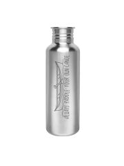 Kivanta 750 ml Edelstahl Trinkflasche (ohne Deckel) | LOVE WATER (Kanu)