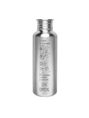 Kivanta 750 ml Edelstahl Trinkflasche LOVE CAMPING...