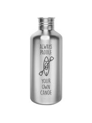 Kivanta 1200 ml Edelstahl Trinkflasche (ohne Deckel) | LOVE WATER (Kanu)