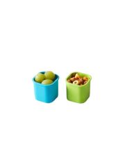 PlanetBox Pods 2er-Set – Silikonförmchen für Shuttle & Launch | Tropical