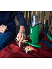 LunchBuddy Bottle Sling S (500 ml) | gr&uuml;n