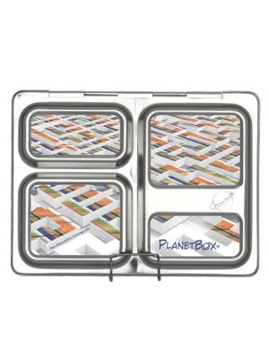PlanetBox Magnete für Brotdose Launch - Rad Plaid